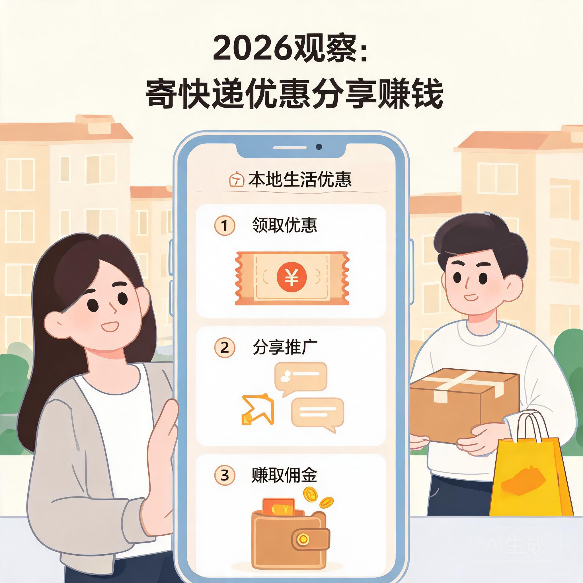 2026观察：寄快递优惠分享赚钱新手要注意什么