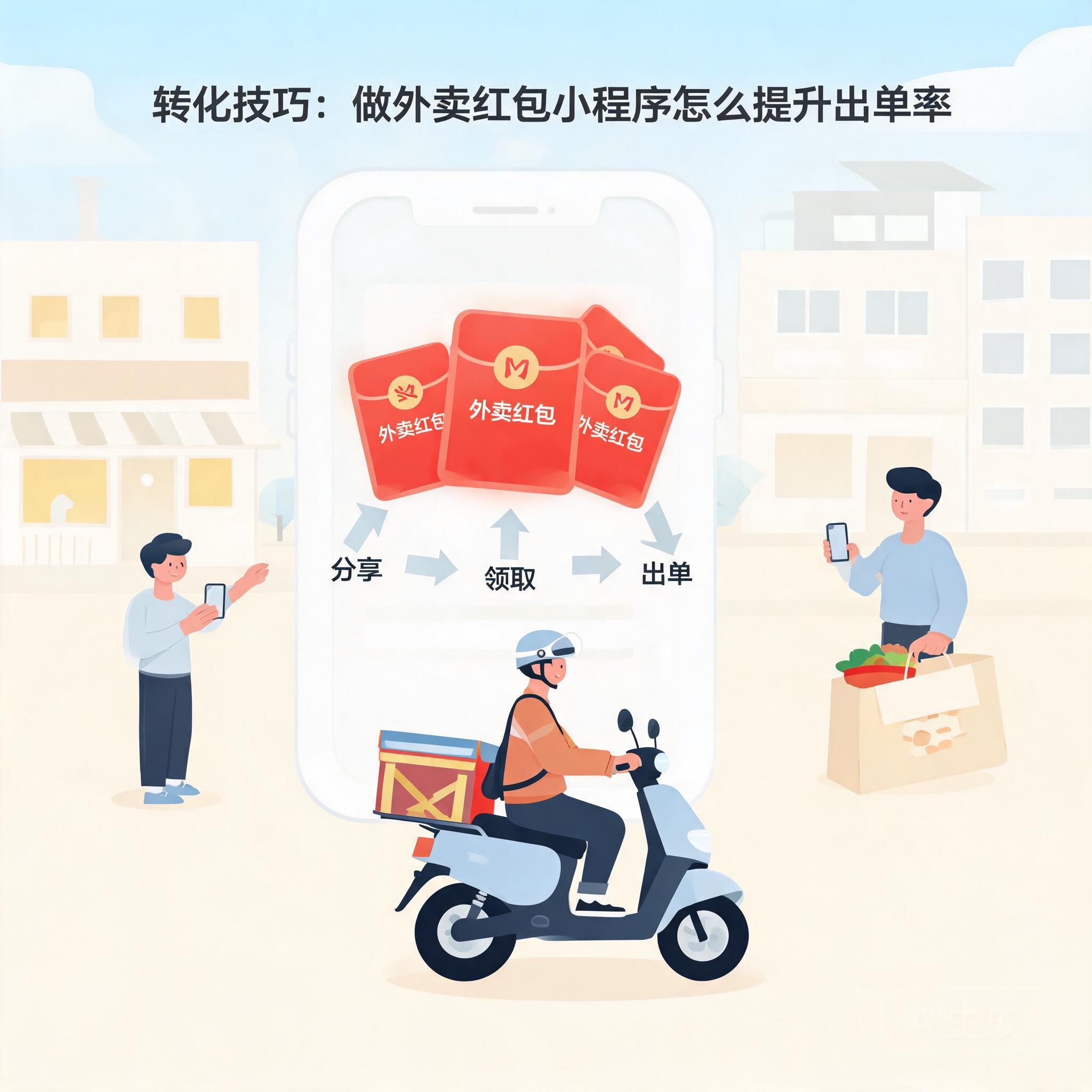 转化技巧：做外卖红包小程序怎么提升出单率