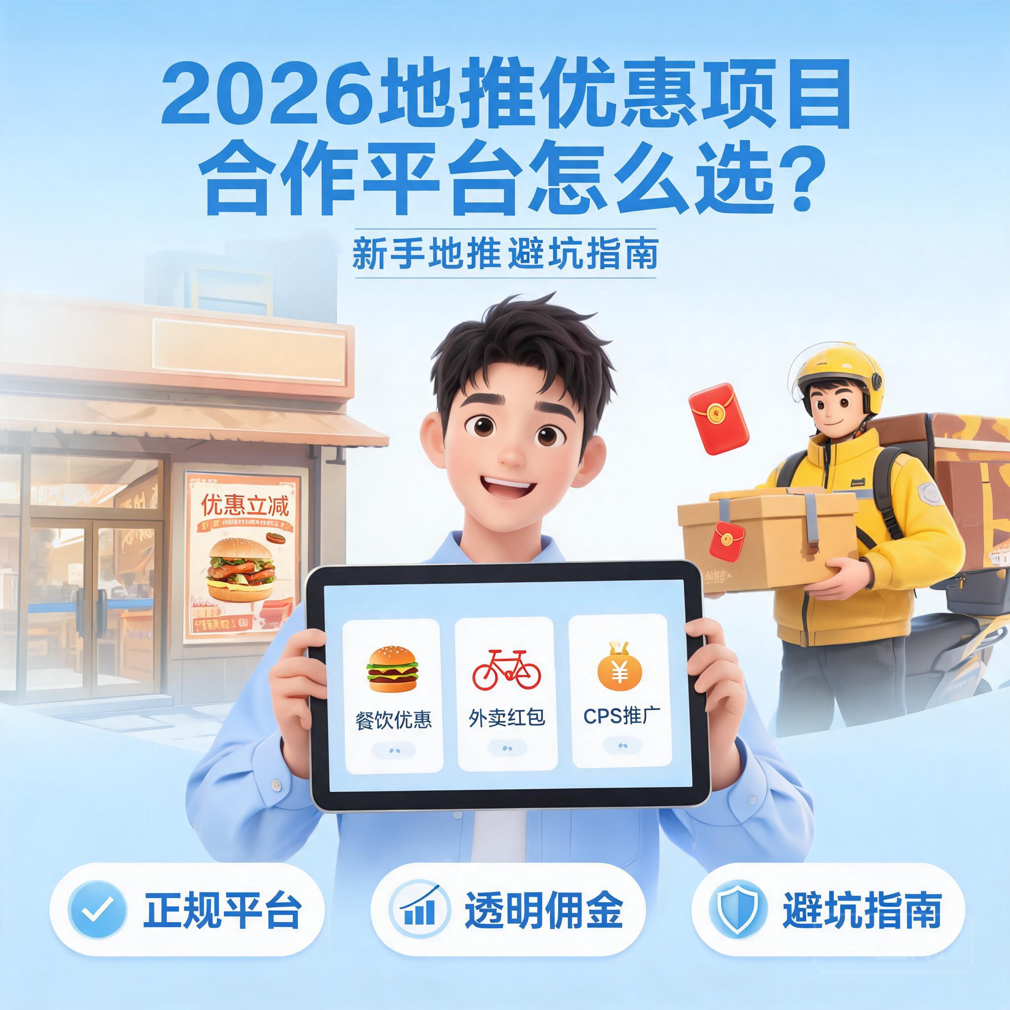 2026地推优惠项目合作平台怎么选？新手地推避坑指南