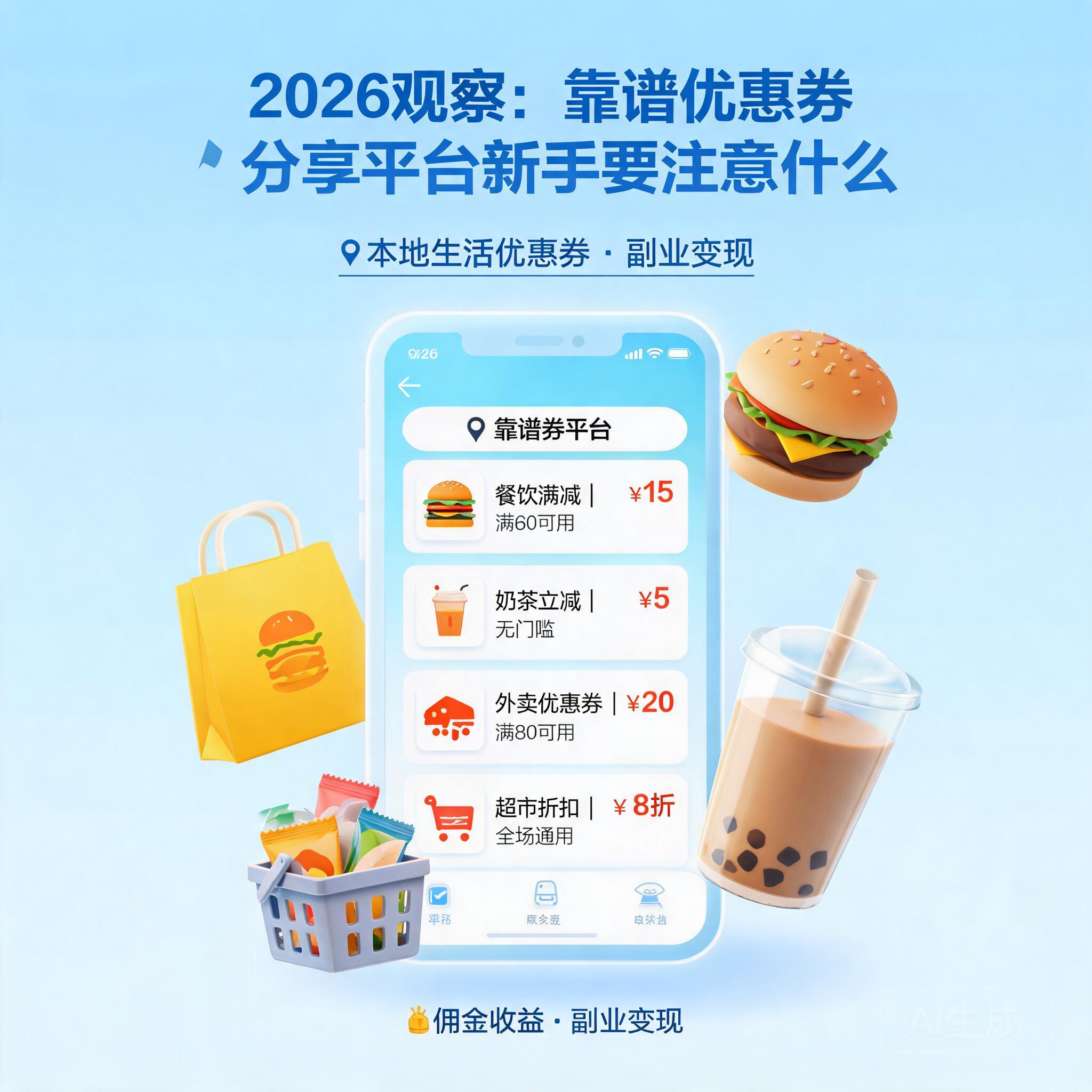 2026观察：靠谱优惠券分享平台新手要注意什么