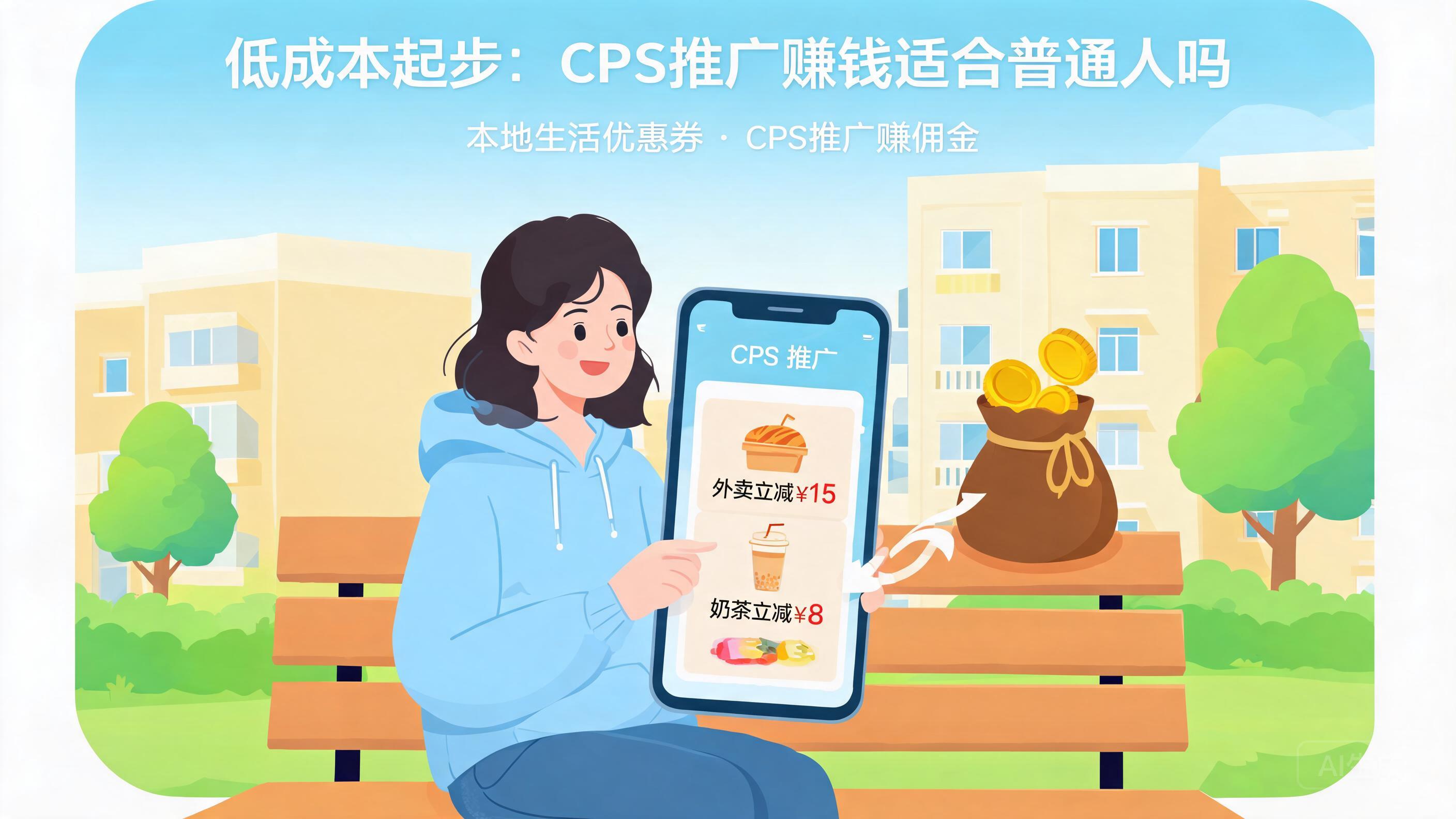 低成本起步：CPS推广赚钱适合普通人吗