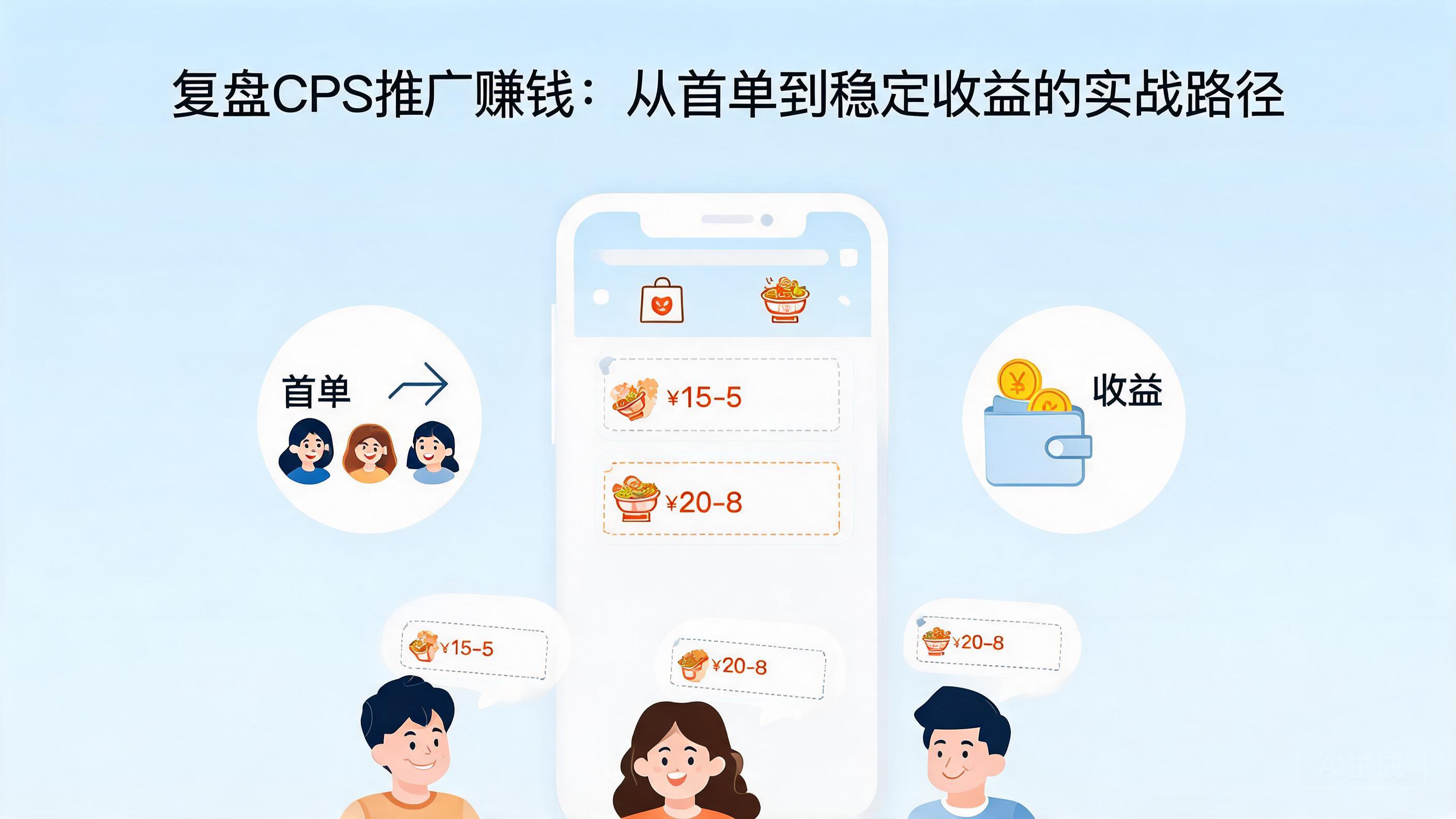 复盘CPS推广赚钱：从首单到稳定收益的实战路径