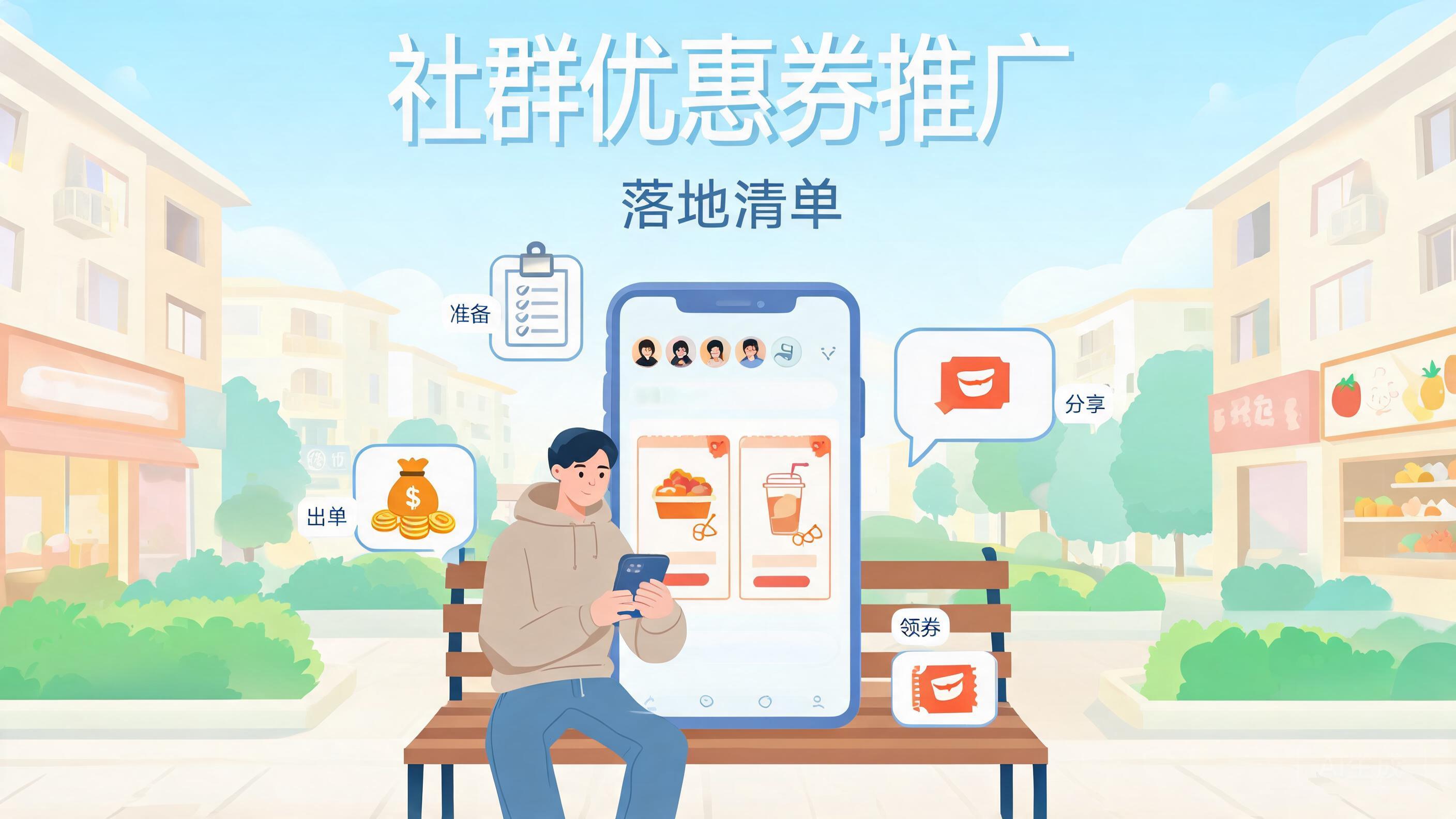 落地清单：社群优惠券推广从准备到出单怎么安排