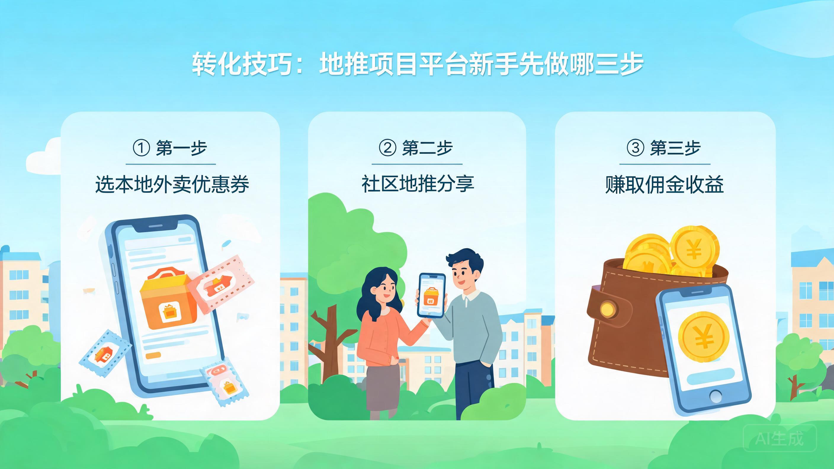 转化技巧：地推项目平台新手先做哪三步