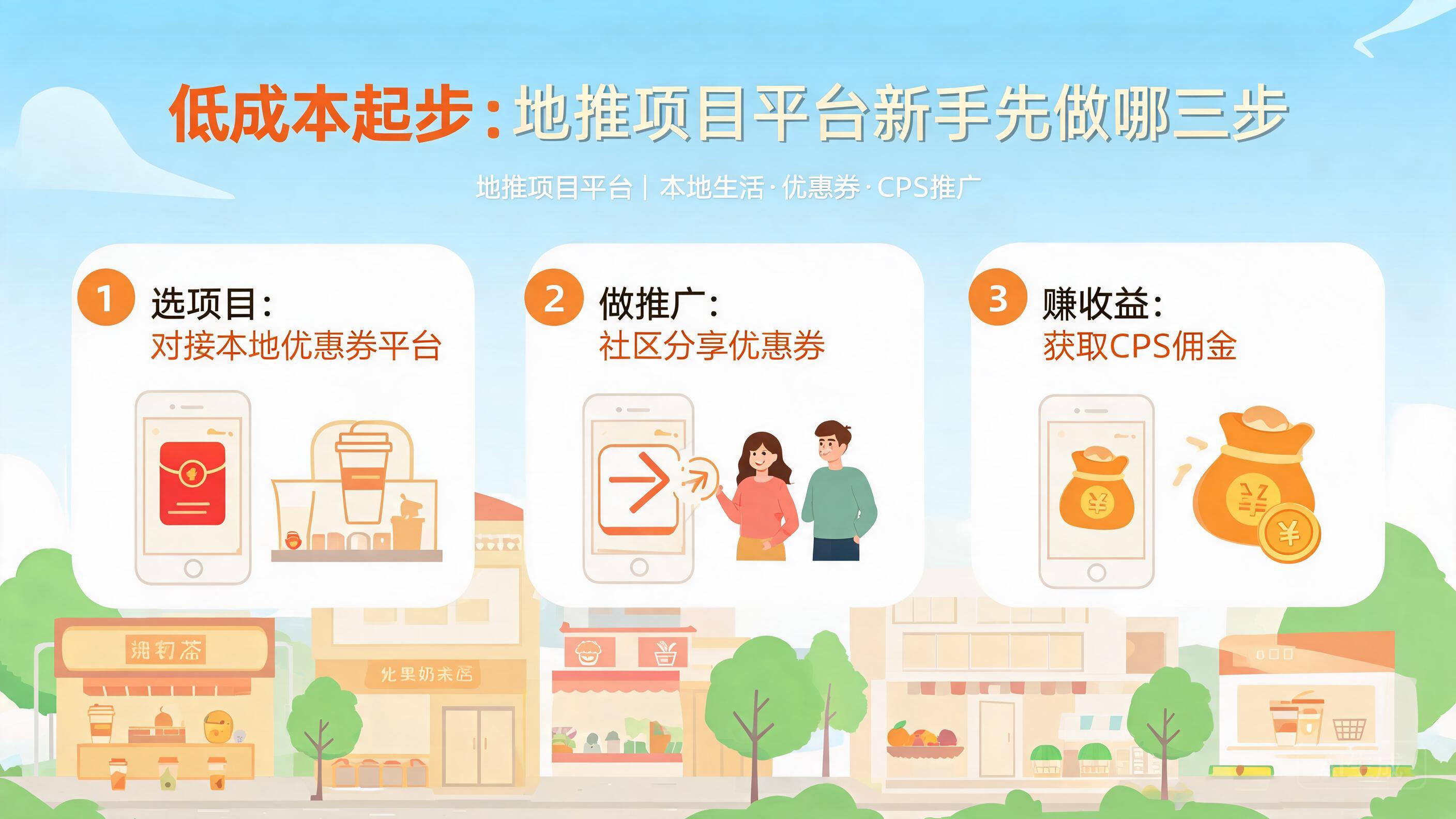 低成本起步：地推项目平台新手先做哪三步