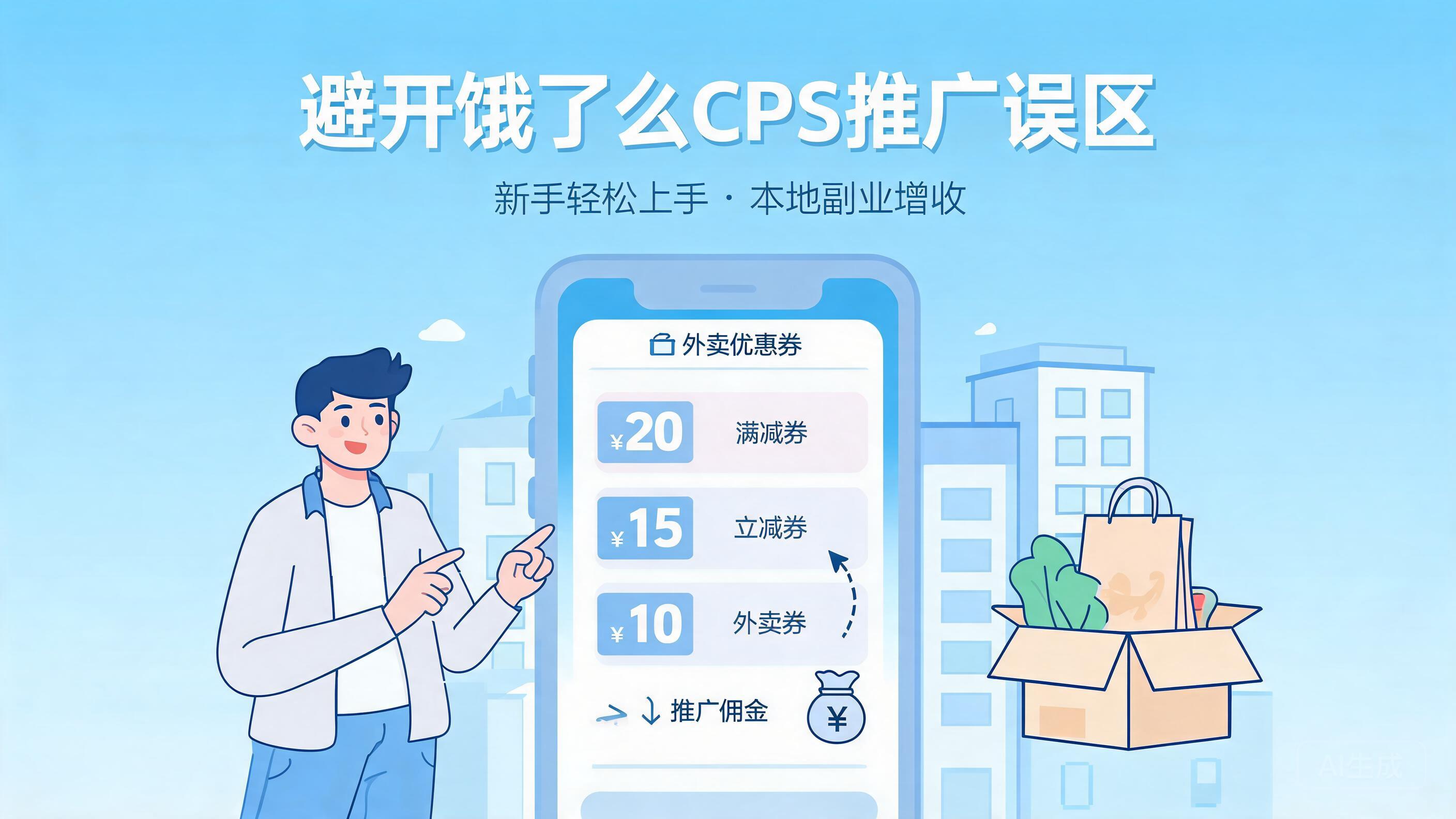 避开饿了么 CPS 推广的常见误区，新手也能轻松上手