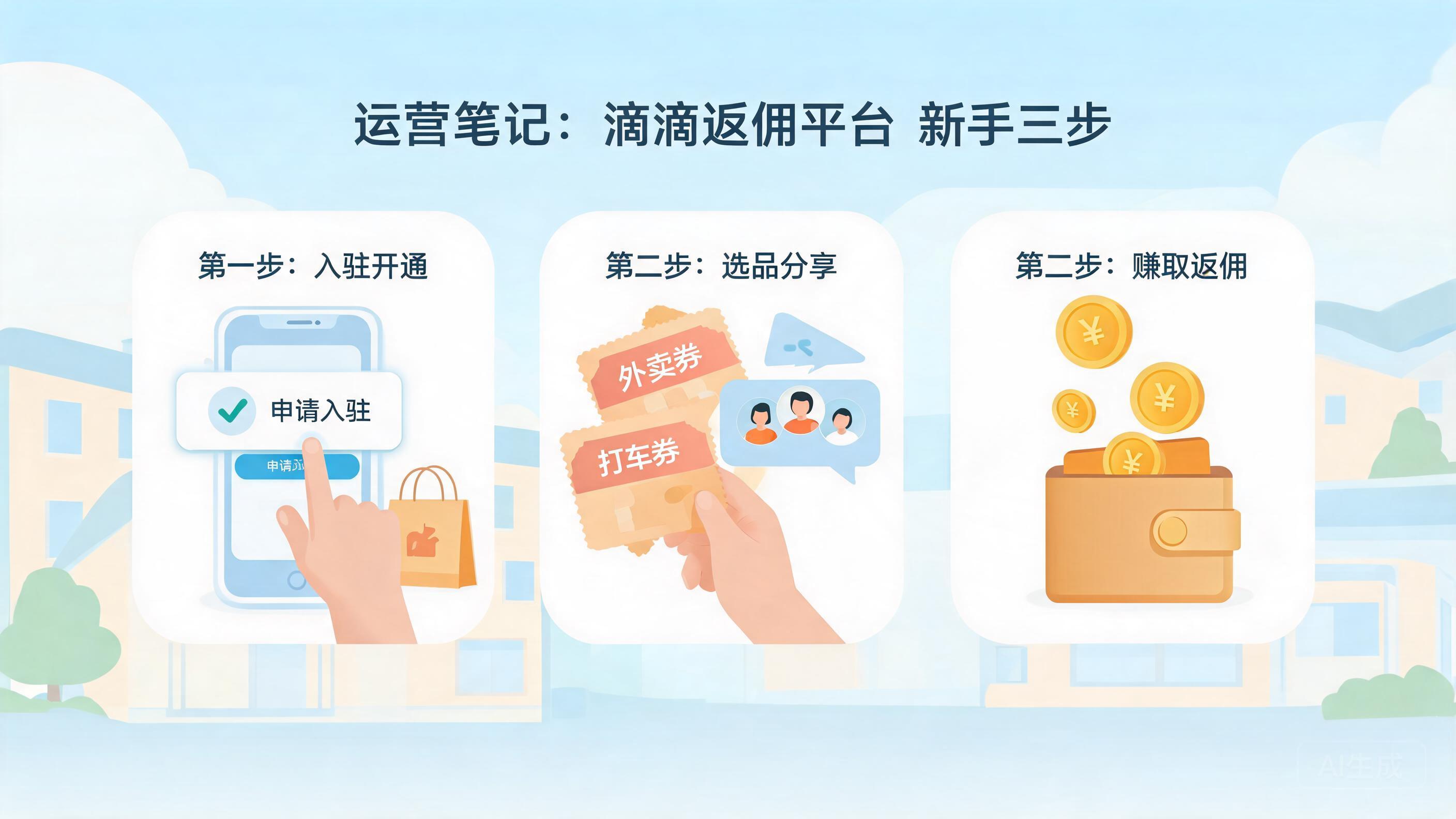 运营笔记：滴滴返佣平台新手先做哪三步