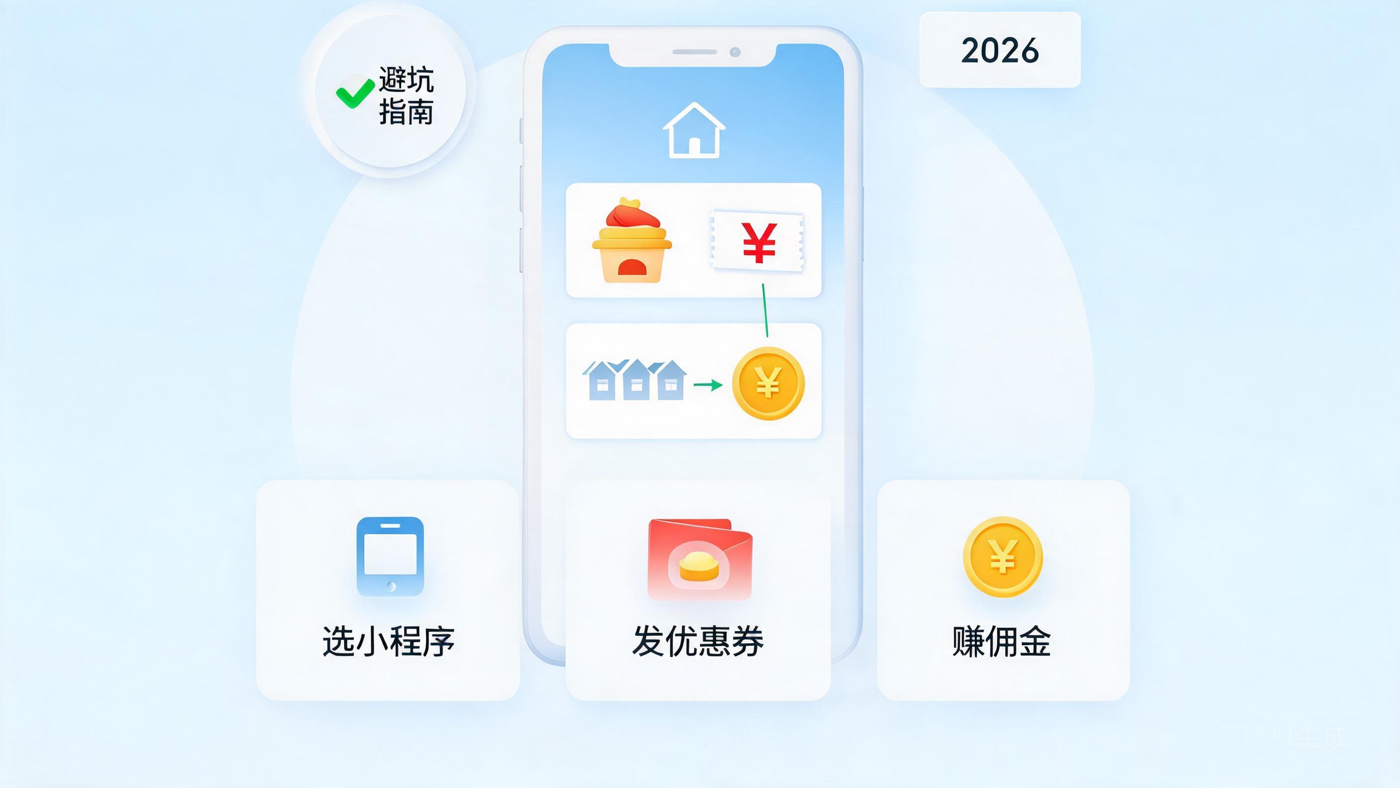 本地生活推广小程序怎么选才不踩坑？2026年副业避坑指南