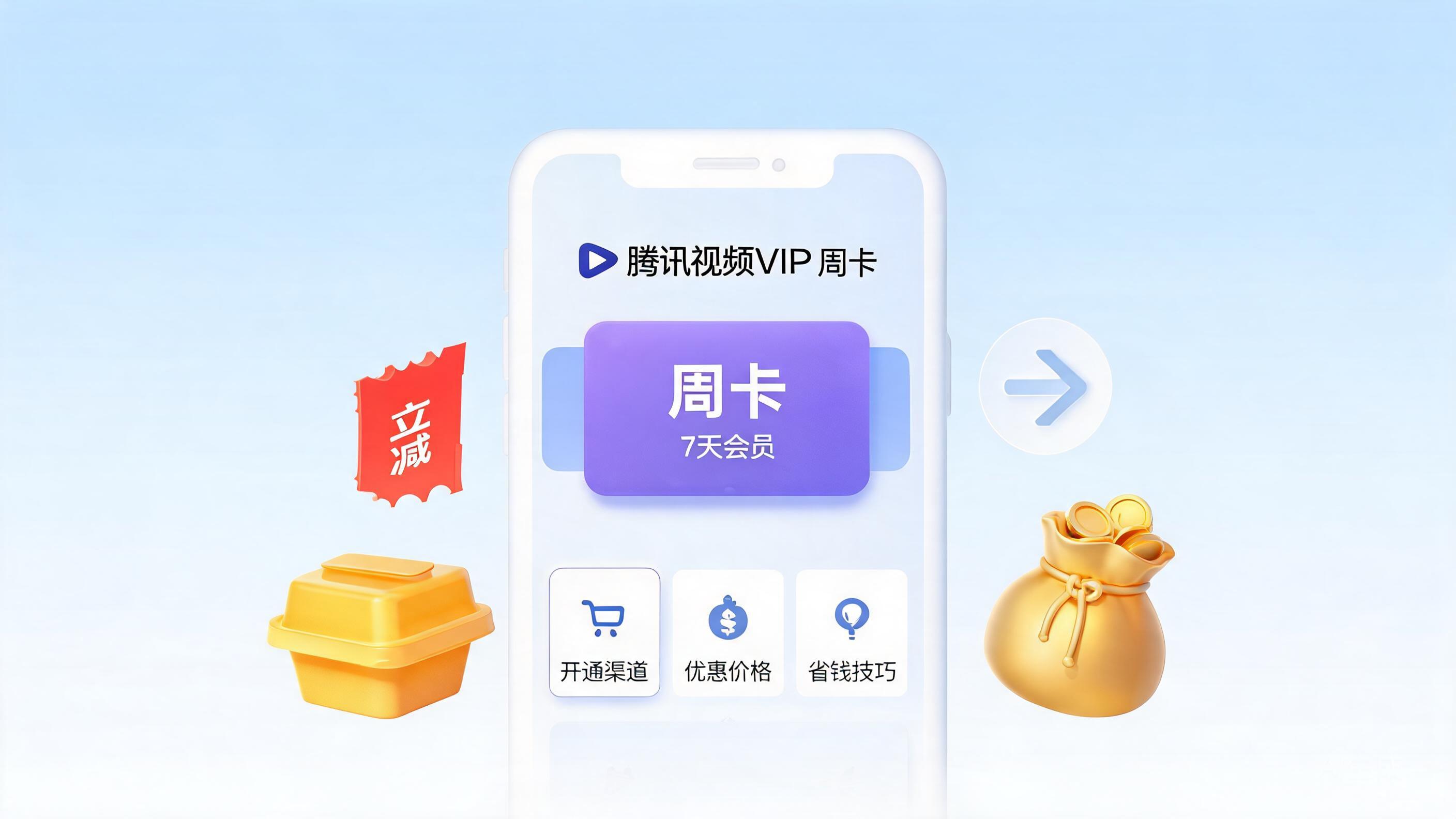 腾讯视频vip会员周卡怎么买？价格、开通渠道和省钱的技巧