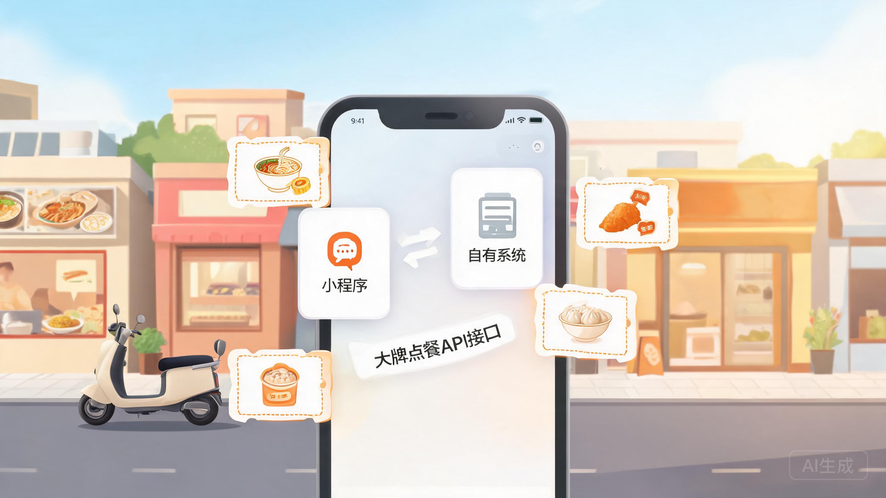 大牌点餐api接口怎么接入？小程序与自有系统对接要点解析