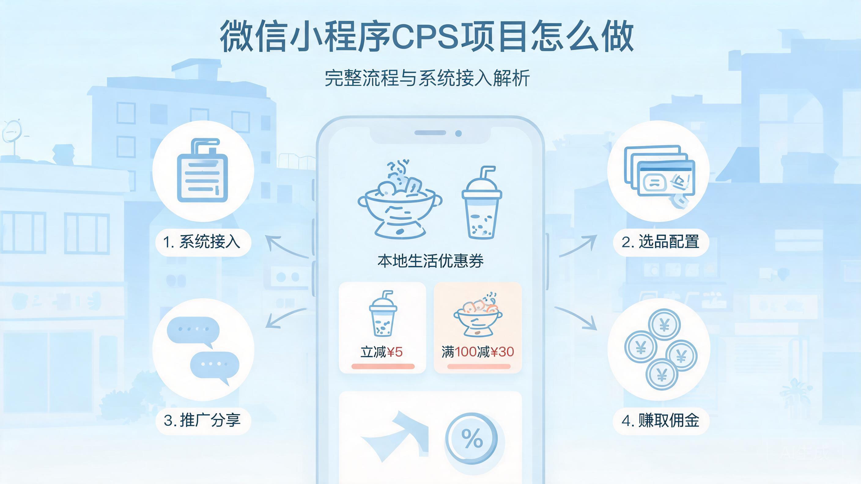 微信小程序cps项目怎么做出来的？完整流程与系统接入解析